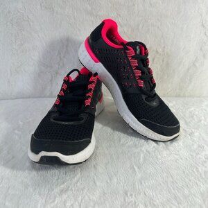 Under Armour Womens Charged Rogue 2 Running Shoes Not for Sale Markings BlK/PK